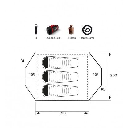 Trimm Vision DSL expedition tent
