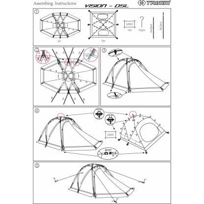 Trimm Vision DSL Expedition Tent | 3 Person 4 Season Tent | Expedition.lt
