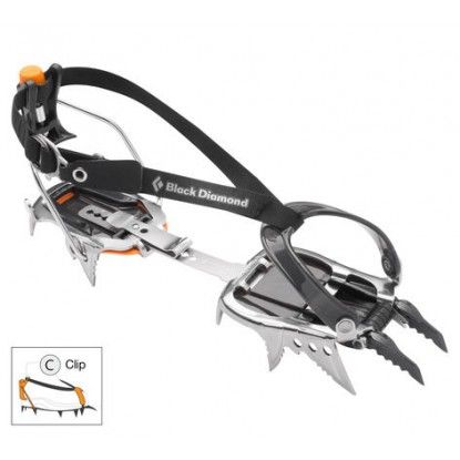 Black Diamond Cyborg clip crampons