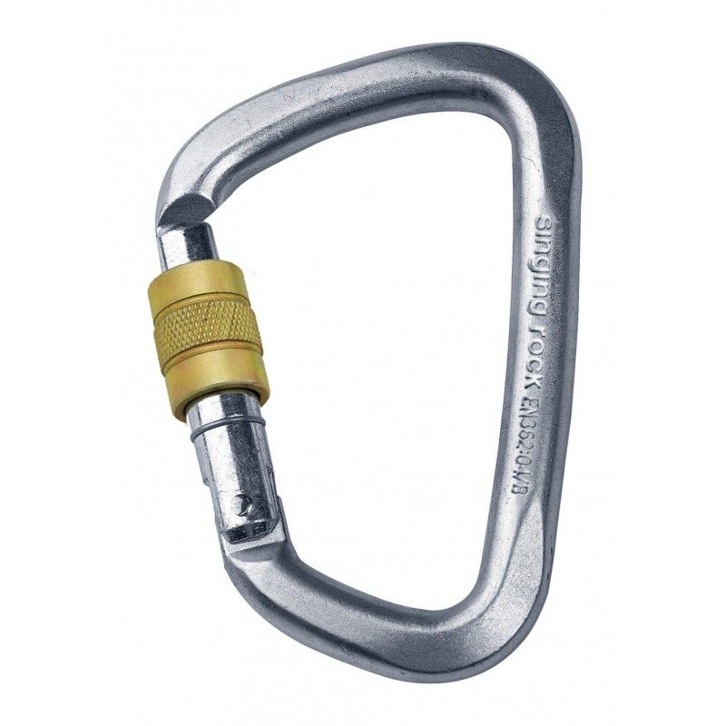 Singing Rock D Steel Lock karabinas Singing Rock D Steel Lock karabinas