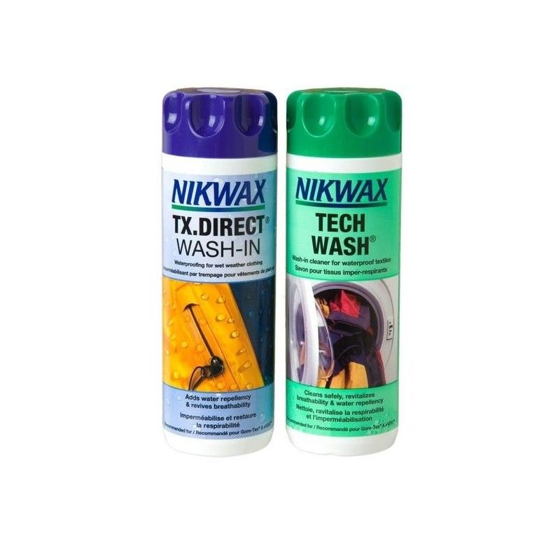 Skalbiklių rinkinys Nikwax Combo Wash/Direct