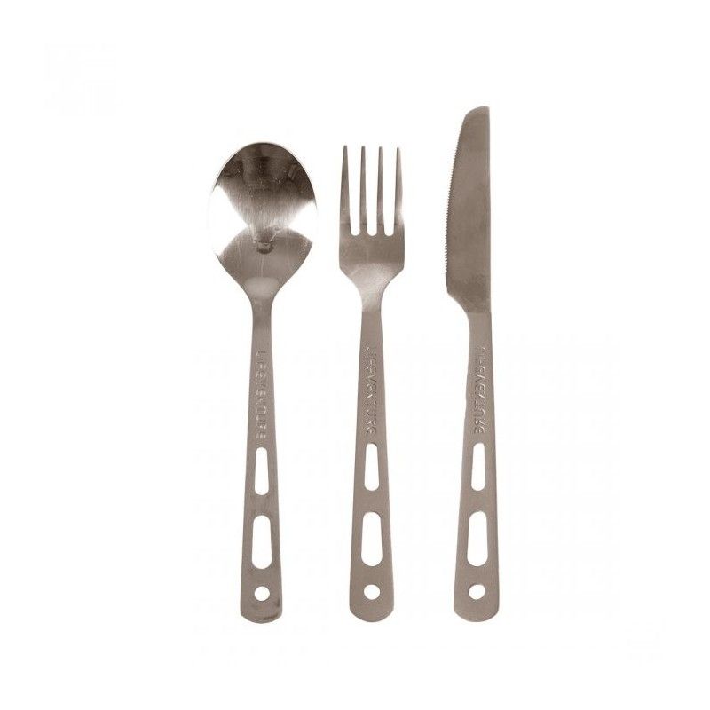 Lifeventure Titanium Cutlery Set