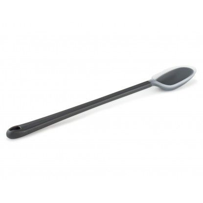 GSI Outdoors Essential Travel Spoon ilgas turistinis šaukštas su silikoniniu kraštu