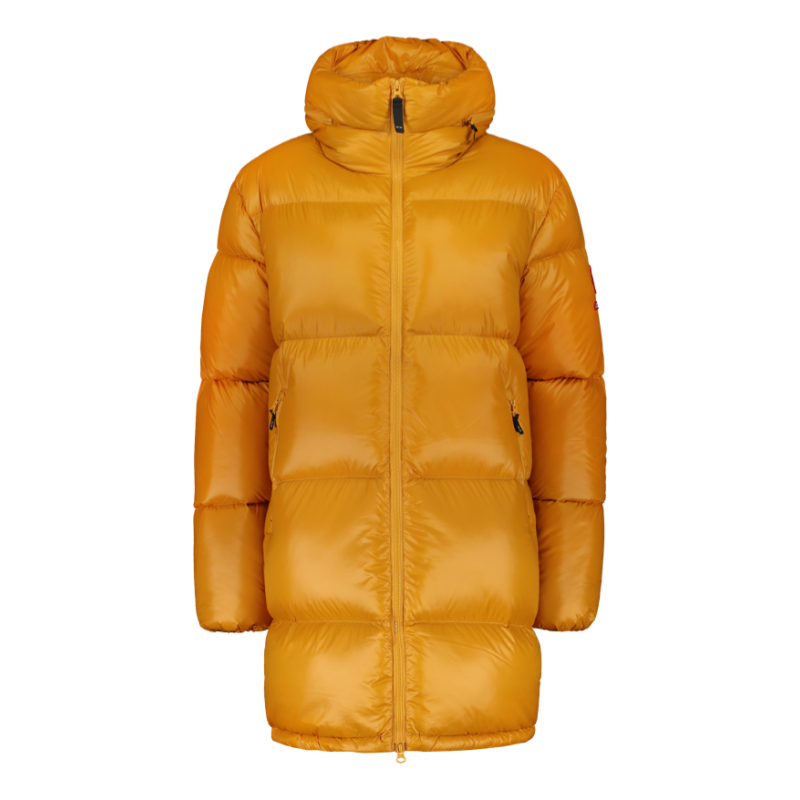 Striukė Zo-On Flatey Women Down Coat ochre yellow Striukė Zo-On Flatey Women Down Coat ochre yellow
