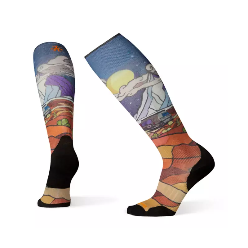 Slidinėjimo kojinės Smartwool PhD Ski Light Elite Buttermilk Nights Slidinėjimo kojinės Smartwool PhD Ski Light Elite Buttermilk Nights