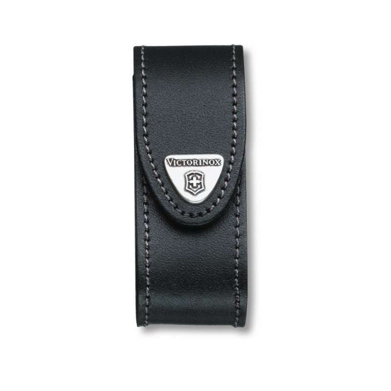 Pouch Victorinox Black Leather
