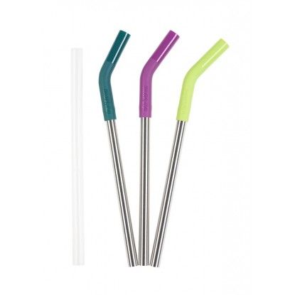 Daugkartiniai šiaudeliai Klean Kanteen 10mm Straw 3-Pack