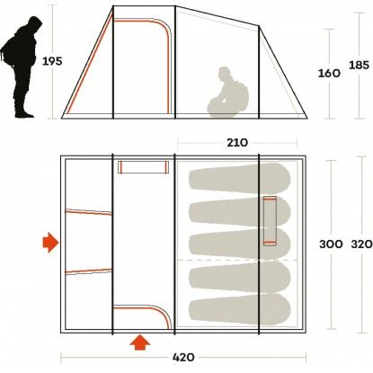Ferrino Meteora 5 tent