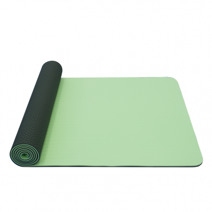 YATE Yoga Mat TPE 6 mm Light Green/Dark Green