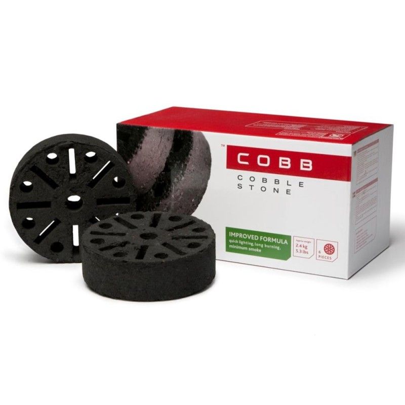 Presuotos kokoso riešutų kiautų anglies tabletės Cobb Coblestones 6 vnt