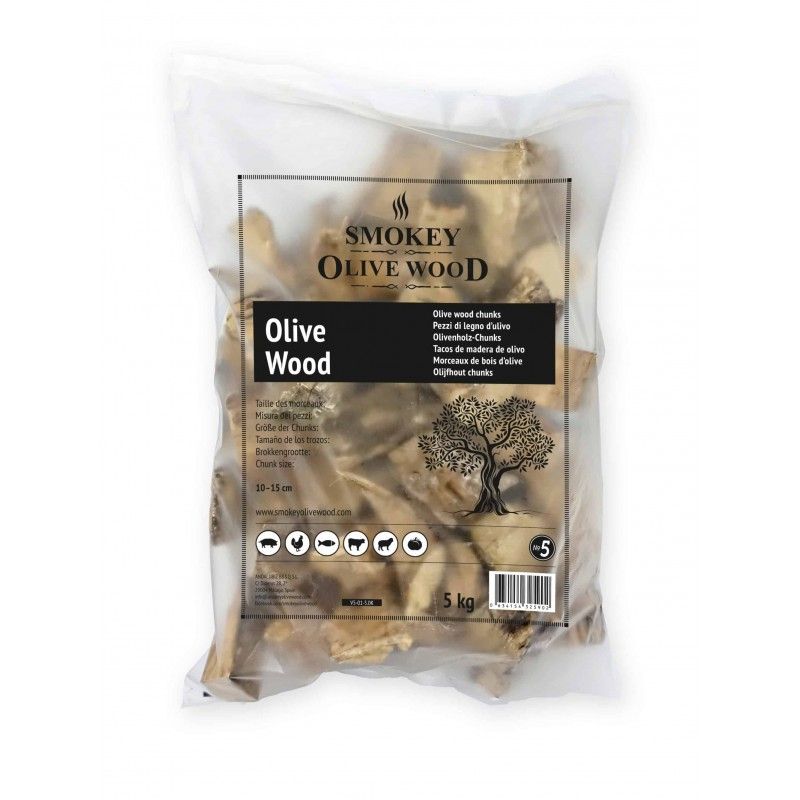 Medžio gabaliukai Smokey Olive Wood 1.5kg alyvmedis