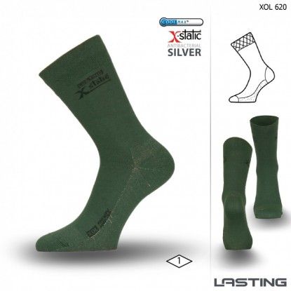 Lasting XOL 620 – trekingo kojinės su COOLMAX® ir sidabro pluoštu