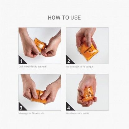 Daukartinė šildyklė Lifesystems Reusable Hand Warmers