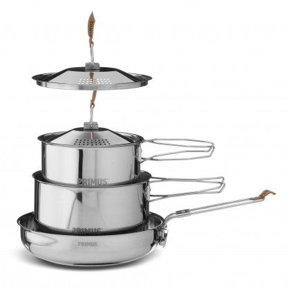 Puodas Primus Campfire Cookset stainless steel small