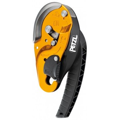 PETZL I’D S – Self-Braking Descender with Anti-Panic Function, Yellow