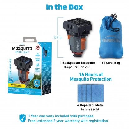Thermacell Backpacker portable mosquito repeller
