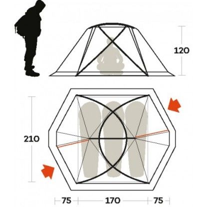 Palapinė Ferrino Svalbard 3.0