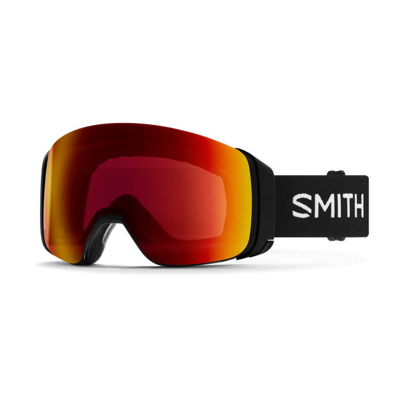 Slidinėjimo akiniai Smith 4D MAG Black + ChromaPop Sun Red Mirror Lens