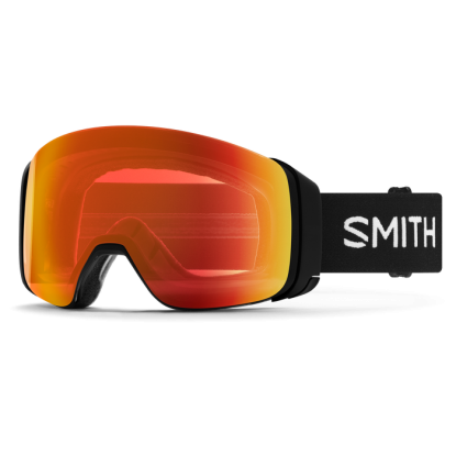 Smith 4D MAG Black + ChromaPop Everyday Red Mirror Lens