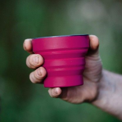 Lifeventure Ellipse Collapsible Cup pink