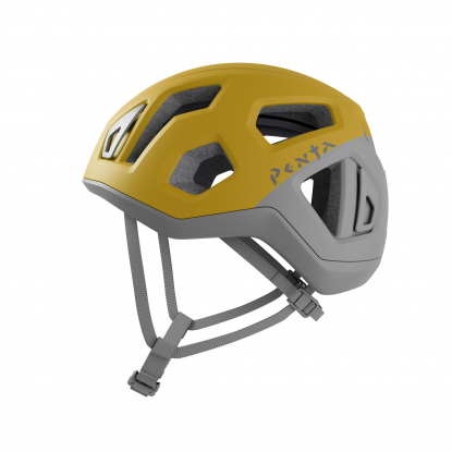 Singing Rock Penta yellow gold mountaineering helmet