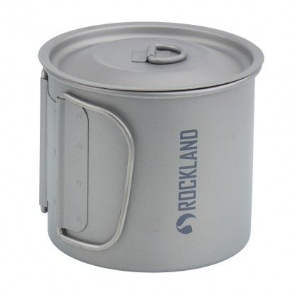 Rockland Minimalist 0,6 L – titaninis turistinis puodelis su dangčiu