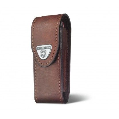 Belt pouch Victorinox for lock-blade knives, leather, brown