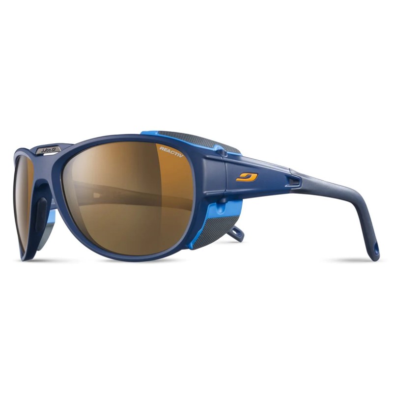 Akiniai Julbo Explorer 2.0 dark blue/ blue Reactiv 2-4 polarized