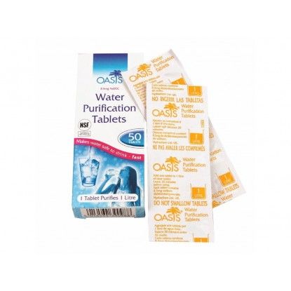 Water purification tablets