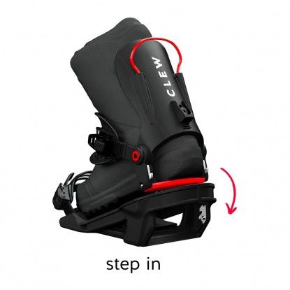 CLEW Freedom 1.0 Step-In snowboard bindings