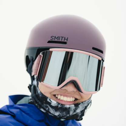 Smith Code Mips matte amethyst slidinėjimo šalmas