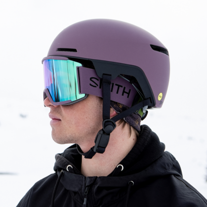 Smith Code Mips matte amethyst skiing helmet
