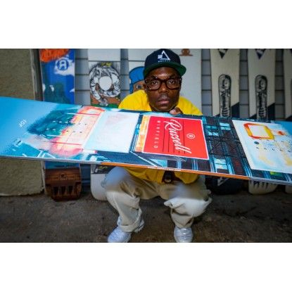 Ride Russel x Algorythm limited edition snowboard