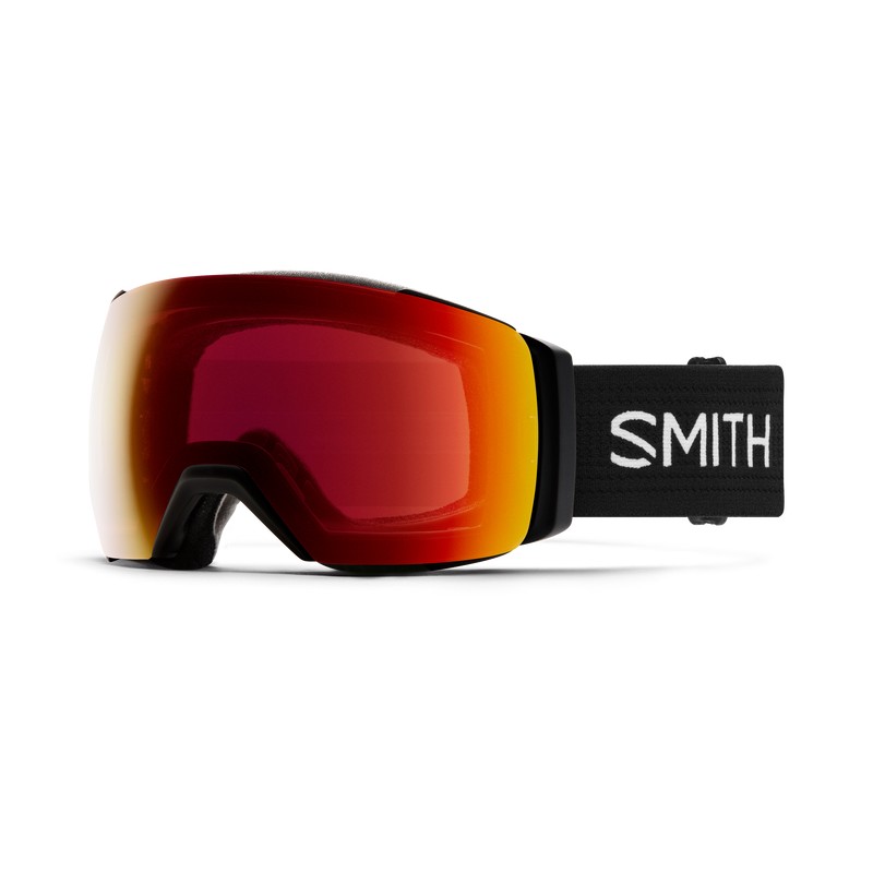 Smith I/O MAG XL Black + ChromaPop Sun Red Mirror
