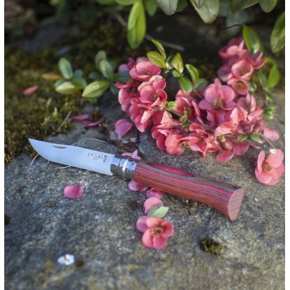 Opinel Nr.8 Red Laminated Birch