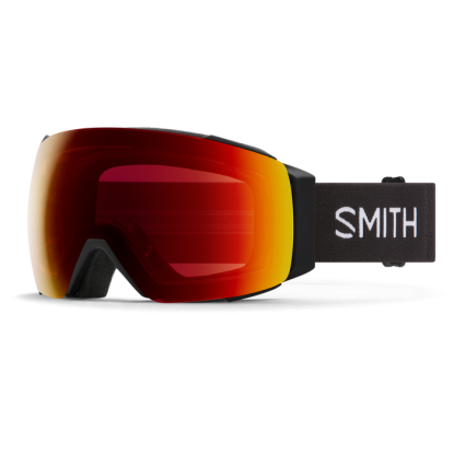 Smith I/O MAG Black + ChromaPop Sun Red Mirror Lens