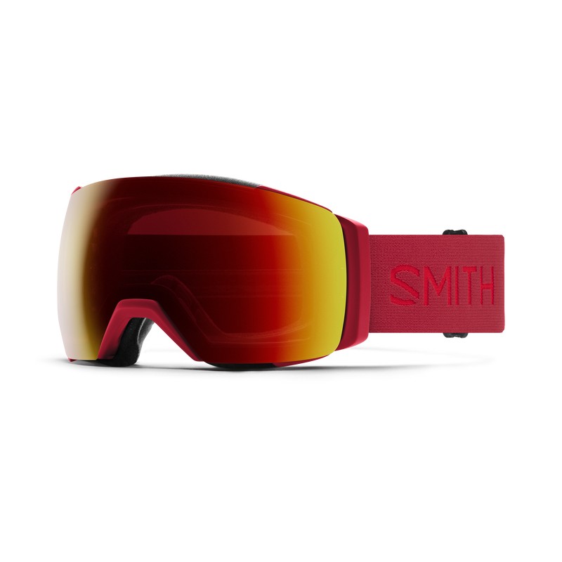 Smith I/O MAG XL Crimson + ChromaPop Sun Red Mirror