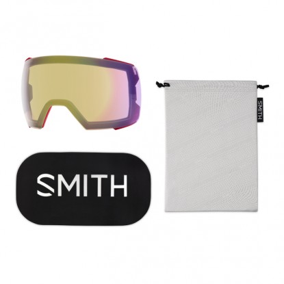 Smith I/O MAG XL Crimson + ChromaPop Sun Red Mirror