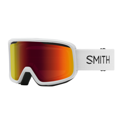 Smith Frontier white Red Sol-X Mirror