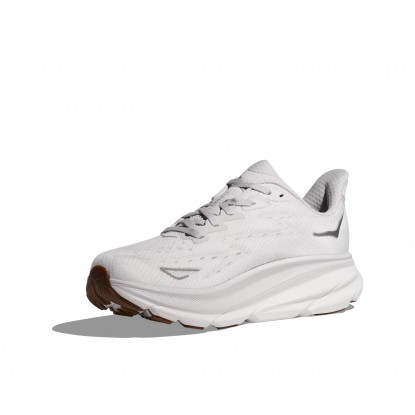 Hoka W Clifton 9 White / Silver NCWT expedition.lt
