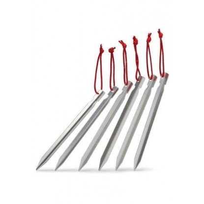Rockland Reflective pegs 18 cm 6 vnt.