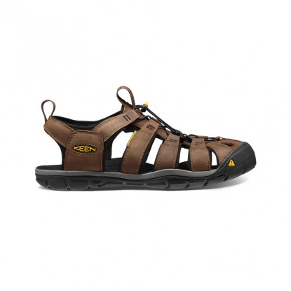Keen Clearwater CNX Leather Men dark earth/black