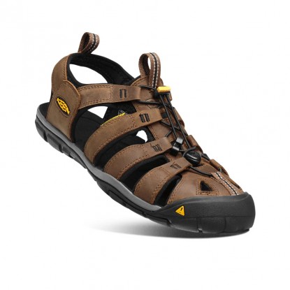 Keen Clearwater CNX Leather Men dark earth/black