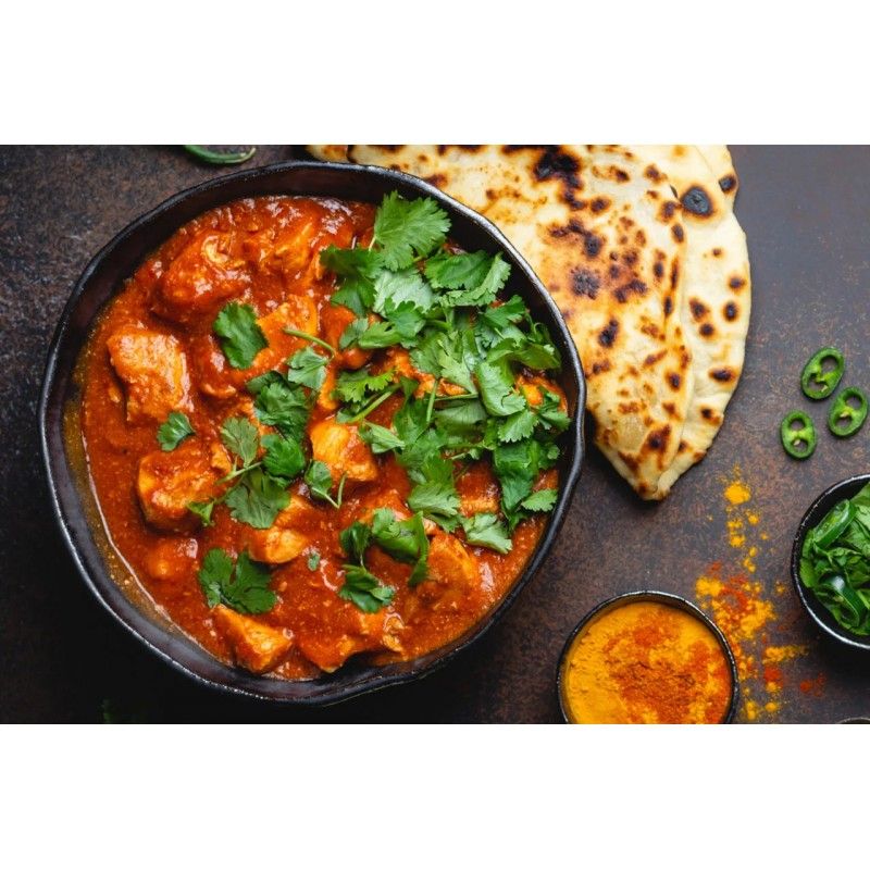 Adventure Menu Chicken Tikka Masala with Basmati rice