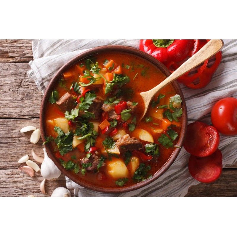 Adventure Menu Goulash soup