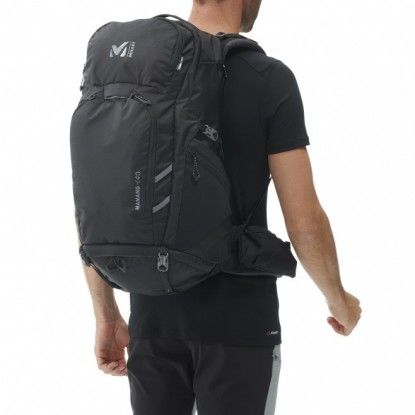 MILLET Hanang 40 Black – 40 l kelioninė ir žygių kuprinė