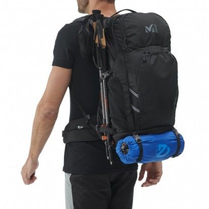 MILLET Hanang 40 Black – 40 l kelioninė ir žygių kuprinė