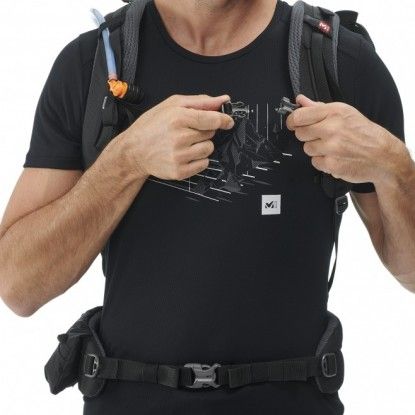 MILLET Hanang 40 Black – 40 l kelioninė ir žygių kuprinė