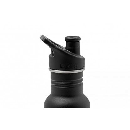 Klean Kanteen Classic Sport Cap 532 ml black expedition.lt