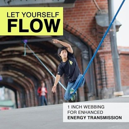 Slackline Gibbon Flow Line TreeWear Set 20m/2,5 cm